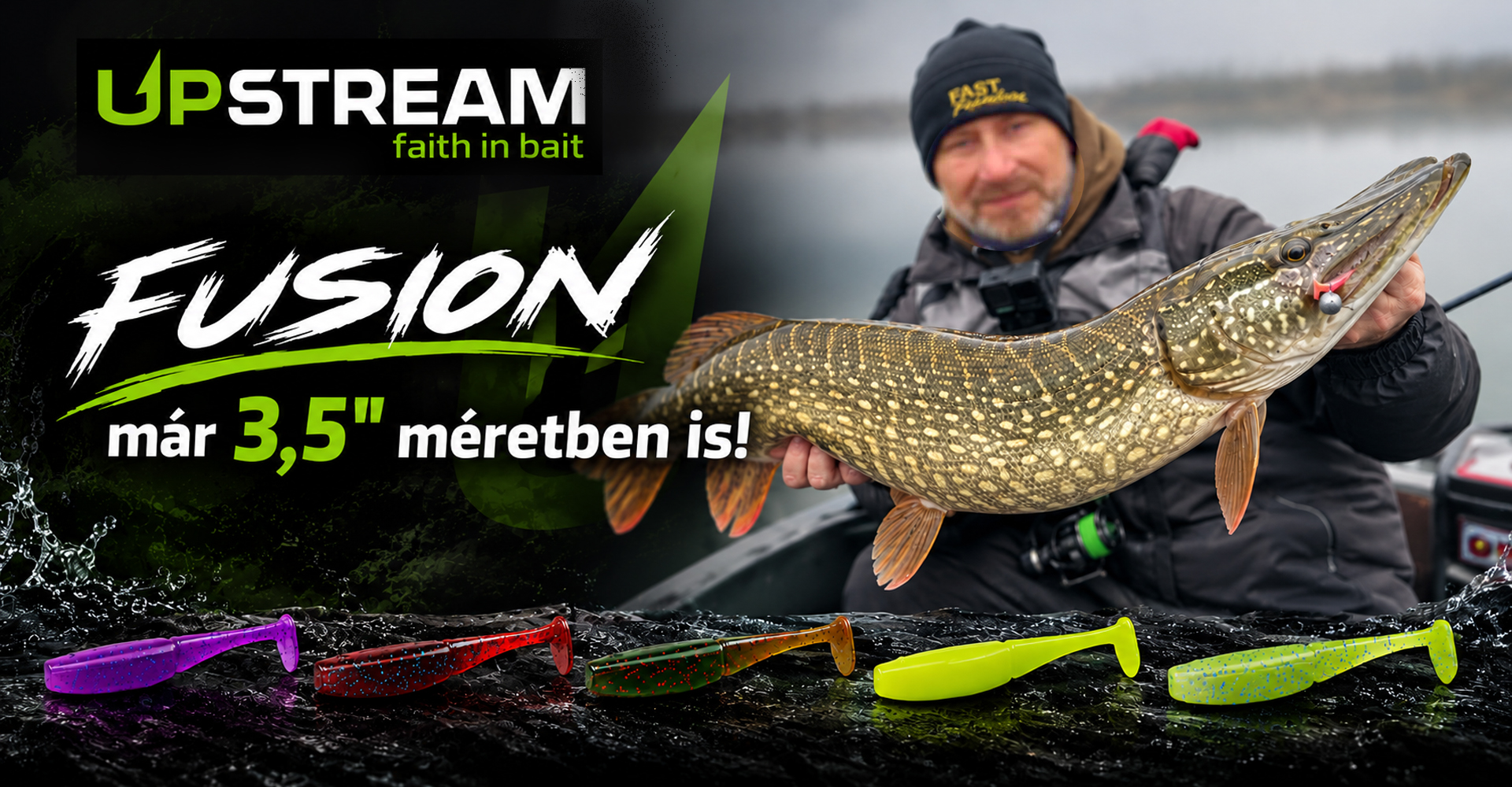 Upstream, biwaa, rapala, keitech, perchik, relax, gumihal, twister