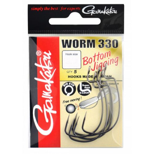 Gamakatsu Worm 330 Botton Jigging - 2/0 - 6db