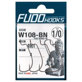 Fudo Worm W108R - 2/0 - 4db
