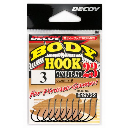 Decoy Worm 23 Body Hook - 6 - 9db