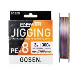 Gosen Answer Jigging PE X8 - PE 3.0 - 200m - 0,285mm - Multi Color