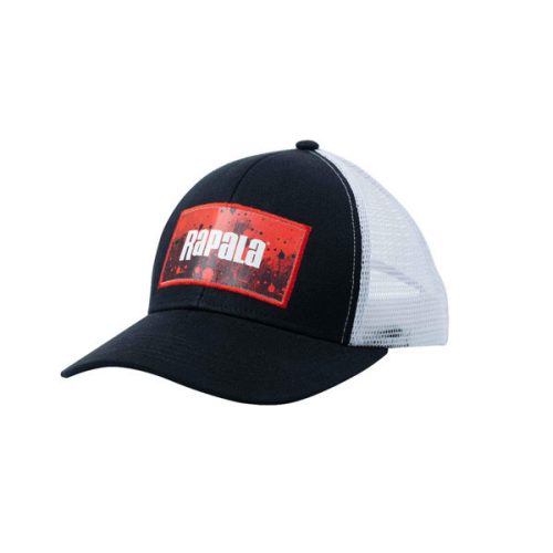 Rapala Splash Trucker Cap - Black/Red