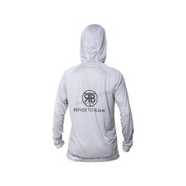 RTB UV Long Sleeve Hoodie UPF 50+ - M - Light Grey